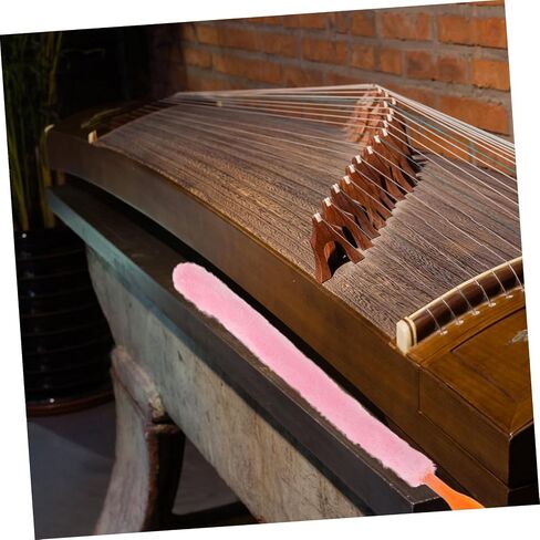 فرشاة تنظيف ERINGOGO Zithers تصميم شعر أرنب رقيق للتنظيف الشامل لجميع أنواع Zither، أداة صيانة ناعمة ولطيفة للموسيقيين، مقبض بلاستيكي وردي in Kuwait