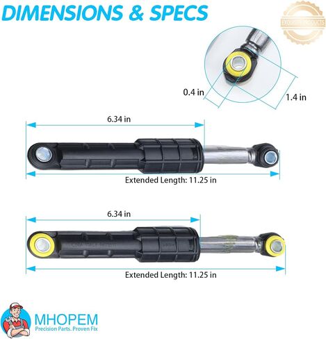 WF42H5200APA2 WF42H5000AWA2 WF42H5200AFA2 WF42H5200AWA2 Shock Absorber Kit | WF42H5600AWA2 WF45K6500AWA2 WF45K6500AVA2 WF45M5500AWA5 WF50K7500AVA2 WF50K7500AWA2; for Samsung washers. in Kuwait