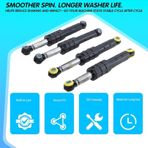WF42H5200APA2 WF42H5000AWA2 WF42H5200AFA2 WF42H5200AWA2 Shock Absorber Kit | WF42H5600AWA2 WF45K6500AWA2 WF45K6500AVA2 WF45M5500AWA5 WF50K7500AVA2 WF50K7500AWA2; for Samsung washers. in Kuwait