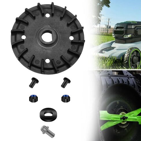 Lawn Mower Blade Replacement Kit – Includes Fan, Bolts, Nuts, and Washers for Dual Blades – Compatible with EGO Power+ LM2130SP, LM2150SP, LM2160SP 21-Inch Lawn Mowers in Kuwait