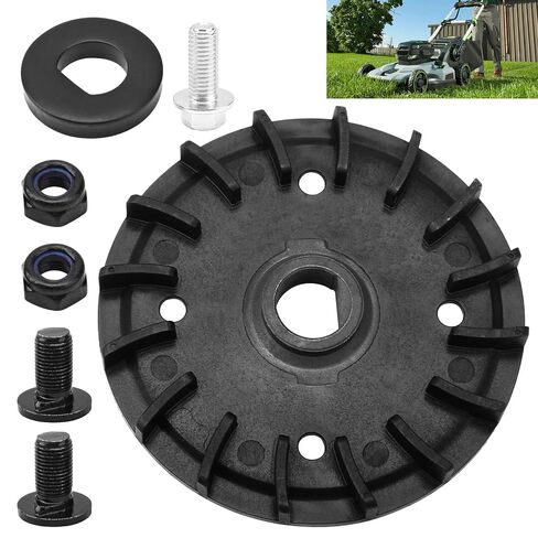 Lawn Mower Blade Replacement Kit – Includes Fan, Bolts, Nuts, and Washers for Dual Blades – Compatible with EGO Power+ LM2130SP, LM2150SP, LM2160SP 21-Inch Lawn Mowers in Kuwait