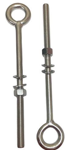 الولايات المتحدة الفولاذ المقاوم للصدأ 316 مسمار بعروة 1/2 "× 10" UNC خيط قصير البحرية الصف in Kuwait