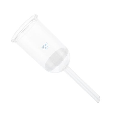 Acid-Resistant Glass Filtering Funnel 35Ml Sand Center Funnel for Chemical Experiments and Laboratory Filtration Equipment in Kuwait