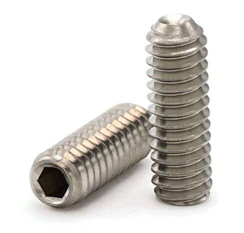 طقم مقبس برغي كوب نقطة 18-8 ستانلس ستيل - 6/32 × 3/8 الكمية-250 in Kuwait