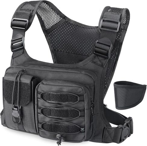 Chest Bag for Men Women, Hiking Chest Pack Sport Chest Rigs Tactical Chest Pack Days Hikes Running Vest Carry in Saudi Arabia