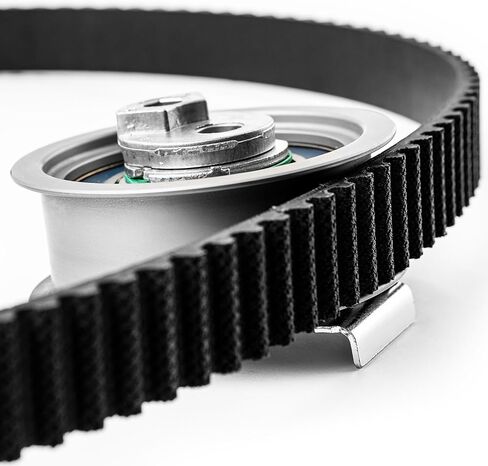 2pcs HTD-5M Rubber Timing Belt 80 Teeth, 400mm Pitch Length x 15mm Width x 3.6mm Height, Closed Loop Pulley Timing Belt in Kuwait