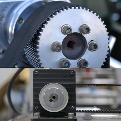 2pcs HTD-5M Rubber Timing Belt 80 Teeth, 400mm Pitch Length x 15mm Width x 3.6mm Height, Closed Loop Pulley Timing Belt in Kuwait