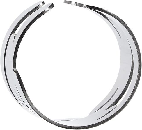 خاتم منديل Alessi Barkring من الفولاذ المقاوم للصدأ المصقول، مجموعة من قطعتين in Kuwait