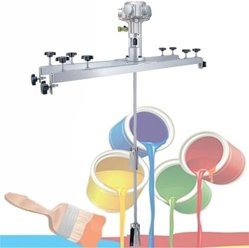 Pneumatic Agitator Stirring Industrial Shaker Clamp Barrel Mixer Air Agitator Paint Mix Tool Capacity Liquid/Paint Mixer，Air Agitator Pneumatic Tank Mixer Machine,Pneumatic Agitator Paint St in Kuwait