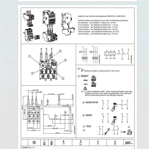 مرحل الحمل الزائد الحراري TF42-29 معرف المنتج 1SAZ721201R1052 in Kuwait