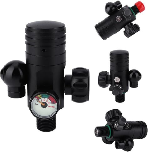 KOGOROUCOS Portable Scuba Diving Equipment Large Capacity Oxygen Cylinder Breathing Valve Green Black Orange 1L 3000PSI for Divers Fishermen Lifeguards in Kuwait