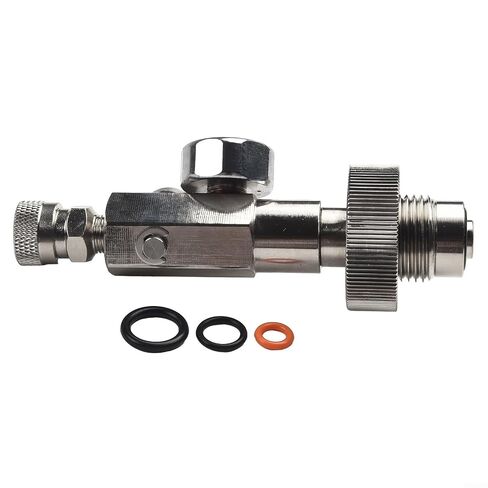 4500PSI Scuba DIN Fill Station for G5/8 HPA Tank, Steel Charge Valve with Gauge and Release, 300Bar Disconnect in Kuwait