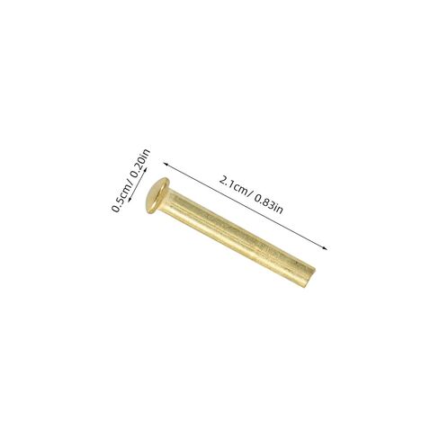 ULTECHNOVO 10 Sets Hand Folding Fan Repair Kit 3mm Gold Rivets 21mm Shaft Pins Stainless Steel Fan Rivet Nuts Replacement Central Shaft Restoration in Kuwait