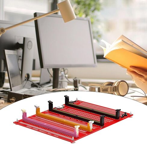 R-am Tester, Ddr4 Memory Tester, Ddr3 Memory Testers, 15.2x19cm 0.499x0.623ft Diagnostic Card for Desktop Server Ddr3 Ddr4 Ddr5 Rdimm Udimm in Kuwait