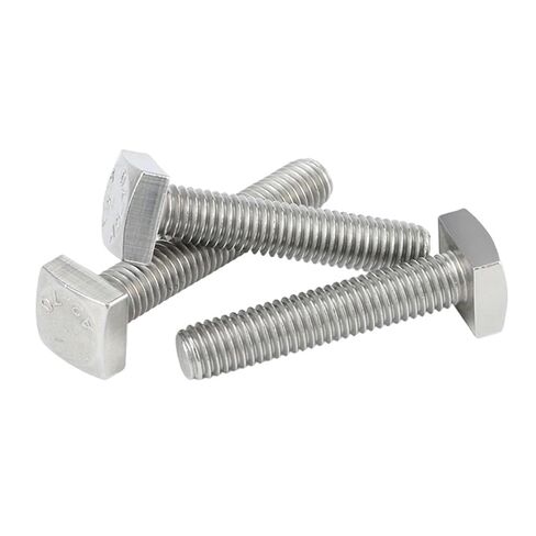 Square Head Bolt, 1/5Pcs 304 Stainless Steel Square Head Screws/Bolts Thread Diameter M5-M10 Length 8-100mm(M6x20(5Pcs)) in Kuwait