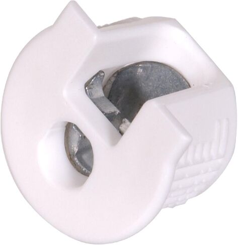 Hillman White Flush Fitting Connectors 7/8 Inch" Drill Size for 5/8 Inch" Wood 8 Pack 59826 in Kuwait