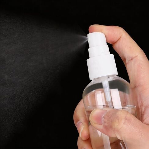 10 Pack Fine Mist Clear Plastic Spray Bottle, Empty Refillable Leak Proof Spray Bottle for Travel Skincare Cleaning Hair Use (60ml) in Kuwait