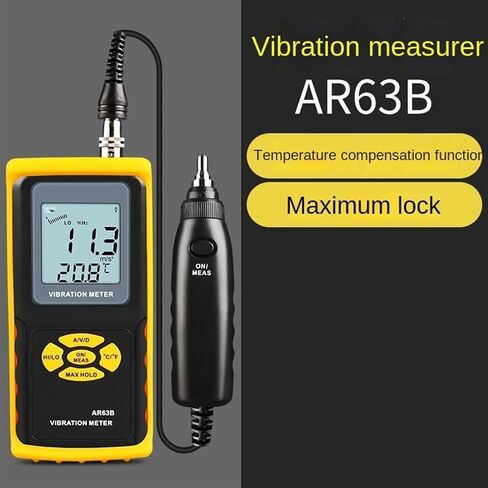 جهاز قياس الاهتزاز AR63B محلل قياس الدقة الرقمي للاستخدام طويل الأمد لأنظمة التدفئة والتهوية وتكييف الهواء والمحركات in Kuwait