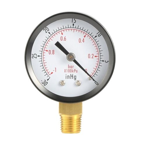 1pc Dual Scale Industrial Mechanical Air Pressure Meter Portable Hydraulic Barometer 0-30 Inhg Vacuum Gauge Portable in Kuwait