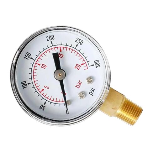 1 قطعة مقياس ضغط زيت الماء غير القابل للصدأ ، 0-300 رطل لكل بوصة مربعة 0-20 بار ، مقياس ضغط التركيب in Kuwait