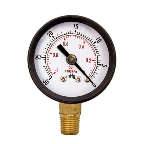 1 قطعة مقياس فراغ/ضغط الهواء الطلب المزدوج مقياس الطلب 1/4 "NPT-30HG/0PS مقياس ضغط الفراغ 2" الاتصال الهاتفي عرض رقمي الجدول (0PS نوع 1) in Kuwait