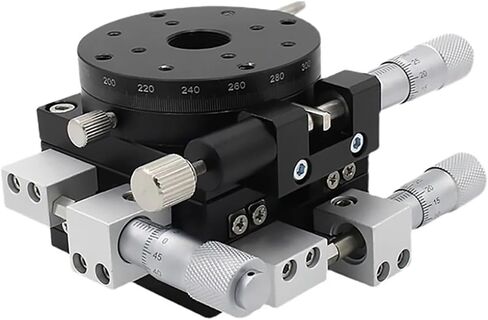 XYR Axis 80mm Micrometer Manual Trimming Platform Translation Table And Rotary Cross Rail LSP80-LM in Kuwait