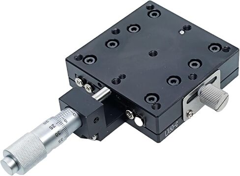 X محور 100*100 مللي متر محطة التشذيب منصة النزوح اليدوية الخطية المرحلة انزلاق الجدول LX100-C LX100-L LX100-R عبر السكك الحديدية (LX100-C) in Kuwait