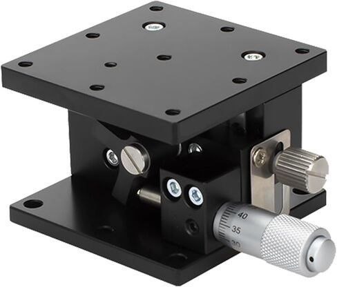Z Axis Mobile Optical Displacement Fine Tuning Platform Height Adjustable Lifts Stage Sliding Table 90x90mm Trimming Station in Kuwait