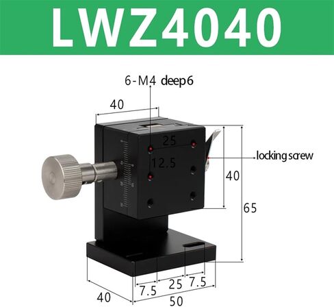 عالية الدقة Z محور LWZ4040 تتوافق الأخدود دليل منصة الرف وترس محرك المقبض صقل النزوح الشريحة ZWG40 in Kuwait