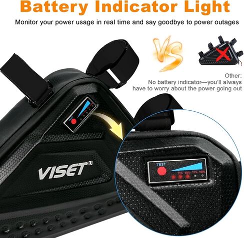 36V 20Ah Ebike Battery Pack with Waterproof Triangle Bag for 100W-800W Mountain Bike Motor, 36 Volt Li-ion Battery Built-in 20A BMS Protection/XT60 Connector in Kuwait
