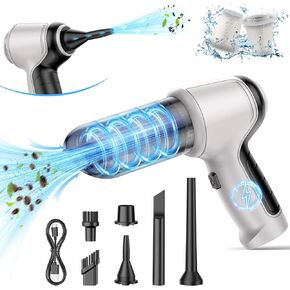 Car Vacuum Cleaner, 15000Pa Handheld Cordless Rechargeable Wet & Dry Vacuum, 120W High Power for Car, Pet, Home, Office Cleaning, Washable HEPA Filter, Multi-Nozzles | 15000Pa suction with blower mode for pet hair, car interiors, keyboards and daily clean in Kuwait