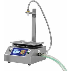 Liquid Filling Machine, Automatic Weighing Diaphragm Pump of 8-1000 G, Digital Control for Soy Sauce, Drinks, Vinegar, Milk, Alcohol, Low Viscosity Fluids in Saudi Arabia