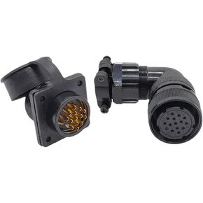 موصل YD28 4-pin 3P + E YD28K15T محرك مقبس حماية معدني (أسود-4 دبوس) in Kuwait