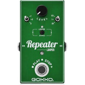 مكرر Looper Pedal GK-27-دواسة الغيتار Looper مع التراجع/Redo ، وقت حلقة 10 دقائق ، والتجاوز الحقيقي ، وسهل الإفراط في الأداء والممارسة in Kuwait
