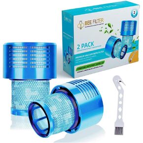 Dyson V10 Filter, 2-Pack Premium True HEPA Replacement Filters for Dyson V10 Series, Dyson-V10 Absolute, V10 Allergy, Dyson-V10 Animal, V10 Motorhead, V10 Total Clean, Dyson-SV12 V10, Part # 969082-01 in Saudi Arabia