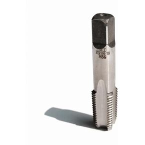1PC HSS4341 Made Left Hand Pipe 55 Taper Tap ZG1/4"-19LH for Manual Pipes Inner Threads Making in Saudi Arabia