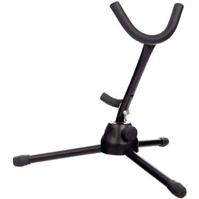 Alto/Tenor Saxophone Stand,Foldable Portable Metal Sax Stand,Compact Tripod Design Lightweight for Eb Alto/Bb Tenor Sax in Kuwait