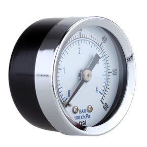 1pc 0-60 PSI 1/8" BSPT Air Compressor Hydraulic Pressure Gauge 0-60 PSI Back Mount 40mm Dial Plate in Saudi Arabia