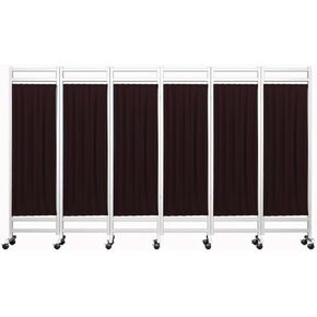 Adjustable Medical Privacy Screen - Rolling Foldable Divider for Healthcare & Therapy,Portable Indoor Separation Solution(Black,180x50cm-5pcs) in Saudi Arabia