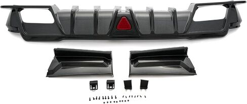 Rear Diffuser Lip Spoiler Compatible with Honda CR-V CRV Sport/Sport-L/Sport Touring 2023–2025 with LED Brake Light, Fits Dual Exhaust Models (Gloss Black) in Saudi Arabia