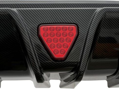 Rear Diffuser Lip Spoiler Compatible with Honda CR-V CRV Sport/Sport-L/Sport Touring 2023–2025 with LED Brake Light, Fits Dual Exhaust Models (Gloss Black) in Saudi Arabia