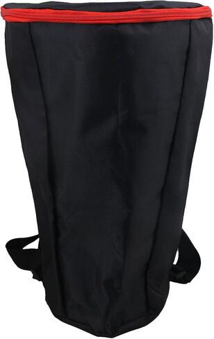 12 Inch Djembe Drum Bag, Black Waterproof Nylon Carrier Case for 12" African Drum - Protective Storage & Transport Bag (600x370x250mm) in Kuwait