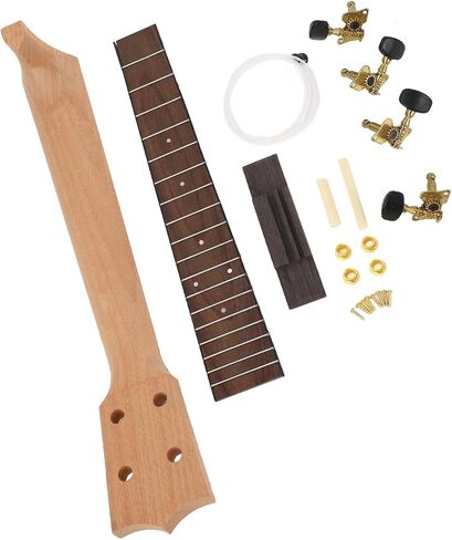 DIY Ukulele Building Kit 26 Inch Family Friendly Handcrafted Assembly Set with Rosewood Fingerboard in Kuwait