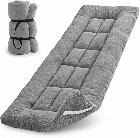 Thick Camping Sleeping Pad - Lamb Fluff Camping Cot Pads for Adult, Soft Sleeping Mat, Non-Slip Camping Mattress Pad for Car Tent in Saudi Arabia