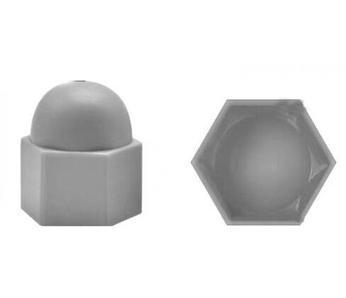 Plastic end Cap,Rubber Pipe Cover,Hole Plugs,Hex Nut,Pack of 50 Bolt Dome Cap,M20~M30 Plastic Protection, Bolts(Grey,M27*41 * 47mm) in Saudi Arabia