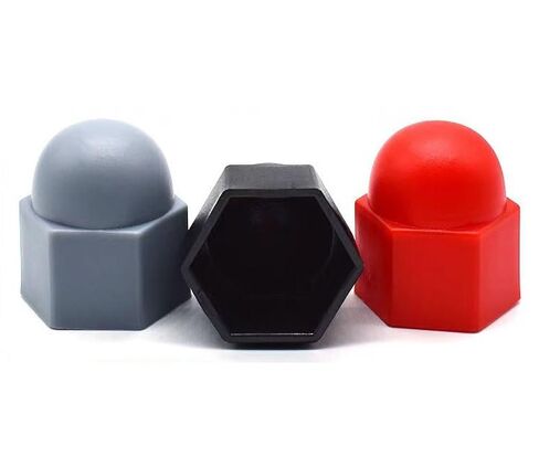 Plastic end Cap,Rubber Pipe Cover,Hole Plugs,Hex Nut,Pack of 50 Bolt Dome Cap,M20~M30 Plastic Protection, Bolts(Grey,M27*41 * 47mm) in Saudi Arabia