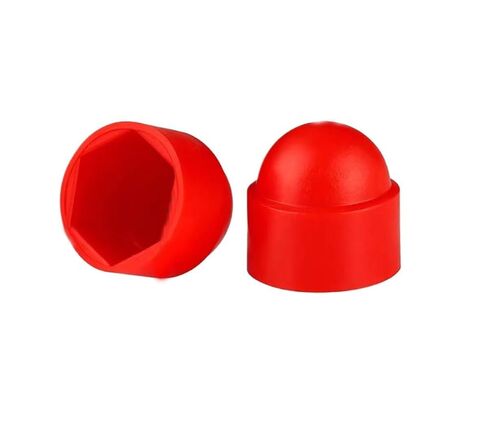 Plastic end Cap,Rubber Pipe Cover,Hole Plugs,50 Pcs Hex Nut,M4~M12 Red Bolt Dome Caps Covers, Plastic Protection for Bolts(M8*14 * 15mm) in Saudi Arabia