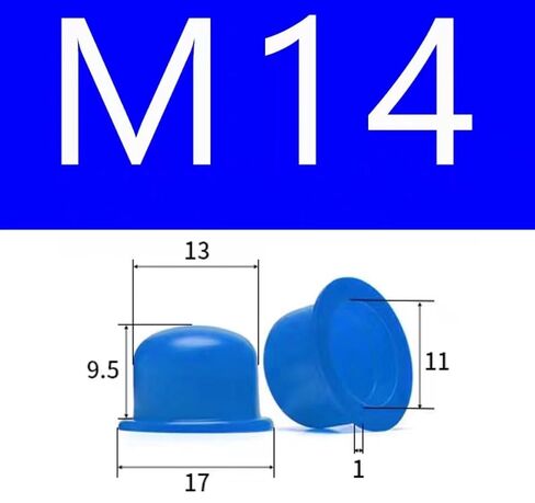 Plastic end Cap,Rubber Pipe Cover,Hole Plugs,20pcs Stopper Plug Screw Round Cap Shield M6~M60mm Threaded Protective(DRM14) in Saudi Arabia