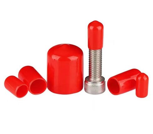 Plastic end Cap,Rubber Screw Caps,1.5~60mm End Cap Cable Wire Thread Cover Vinyl(Black,2.5 mm 200pcs) in Saudi Arabia