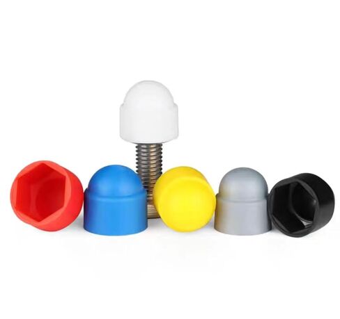 Plastic end Cap,Rubber Pipe Cover,Hole Plugs,50 Pcs Hex Nut,M4~M12 Gray Bolt Dome Caps Covers, Plastic Protection for Bolts(M8*12 * 15mm) in Saudi Arabia